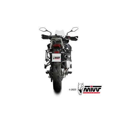 MIVV | Terminale omologato Oval in acciaio per BENELLI TRK 702 / X 2023-2024