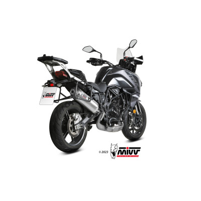 MIVV | Terminale omologato Oval in acciaio per BENELLI TRK 702 / X 2023-2024