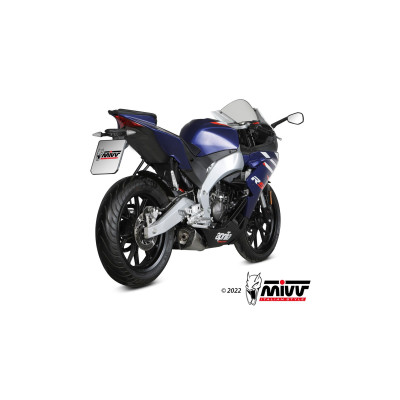 MIVV | Stainless steel Full exhaust Delta Race Euro4/5 for APRILIA RS 125 2021-2024