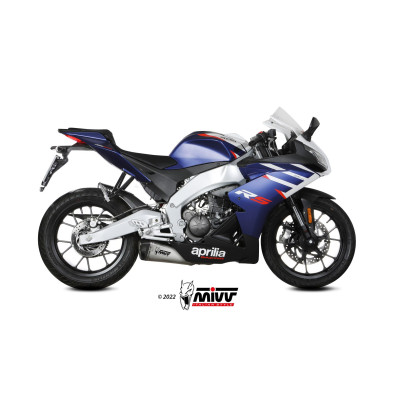 MIVV | Stainless steel Full exhaust Delta Race Euro4/5 for APRILIA RS 125 2021-2024