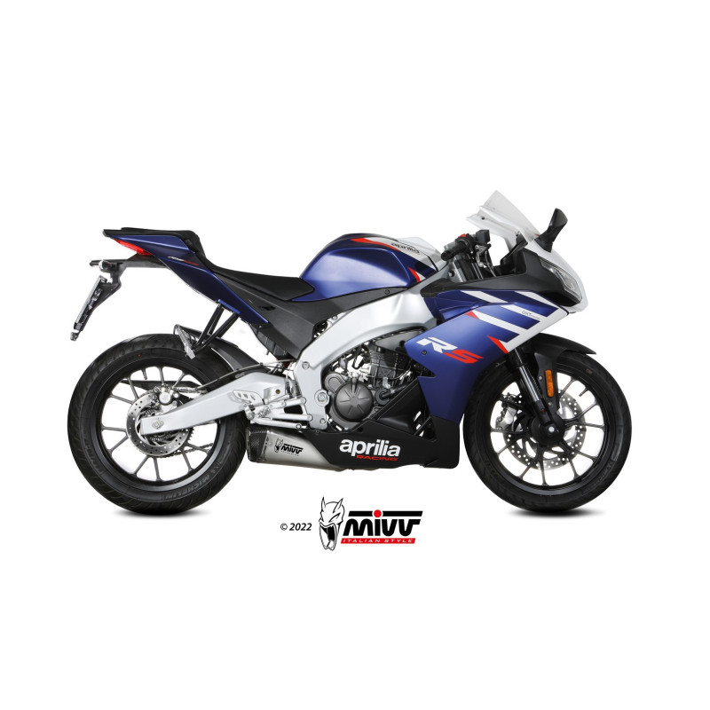 MIVV | Stainless steel Full exhaust Delta Race Euro4/5 for APRILIA RS 125 2021-2024