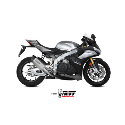 MIVV | Slip-On titanium exhaust SR-1 for APRILIA TUONO V4 / RSV4 1100 2021-2024