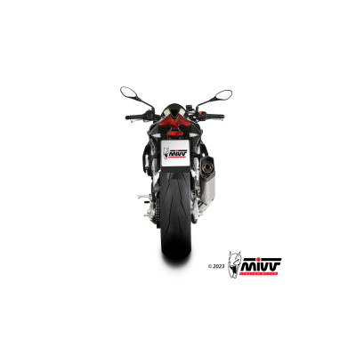 MIVV | Terminale SR-1 in titanio per APRILIA TUONO V4 / RSV4 1100 2021-2024