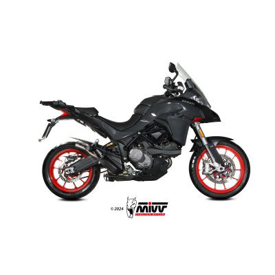 MIVV | Terminale in acciaio omologato Double Gun per DUCATI MULTISTRADA V2 / S 2022-2024