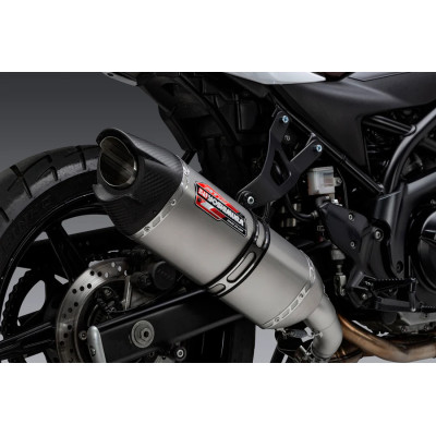 YOSHIMURA | AT2 Slip-On exhaust for SUZUKI SV 650 2017-2024 / SV 650 X 2019-2024