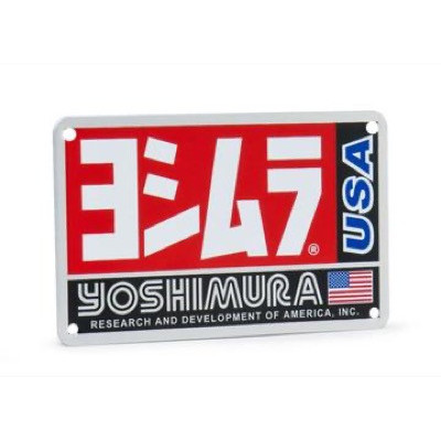 YOSHIMURA | Targhetta logo per silenziatore RS-3 in Acciaio