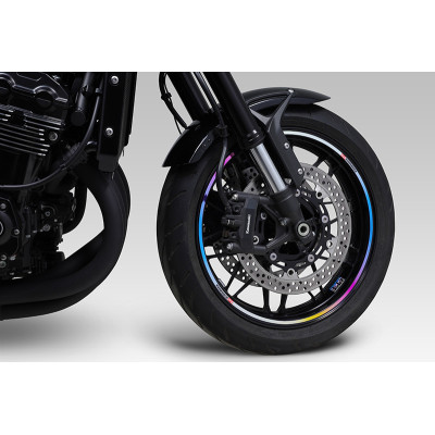 YOSHIMURA | Set Adesivi per cerchi moto da 17" Titanium Blu