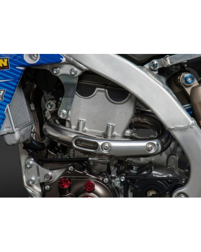 Scarico completo Yoshimura RS4 acciaio/alluminio con fondello in carbonio per YZ450F 14-16