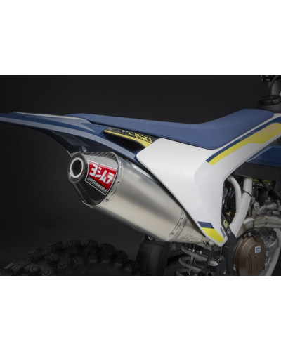 Scarico completo Yoshimura RS4  acciaio/alluminio con fondello in carbonio per KTM450SX-F 2016