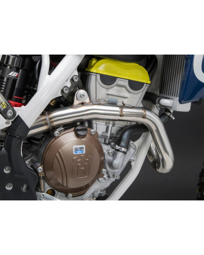 Scarico completo Yoshimura RS4  acciaio/alluminio con fondello in carbonio per Husqvarna FC250/350 2016