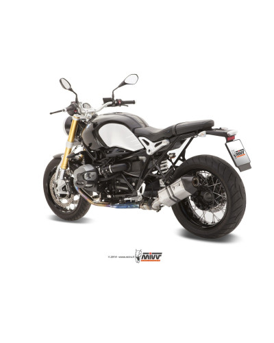 Scarico Mivv Speed Edge in inox per BMW R NINE T 2014-