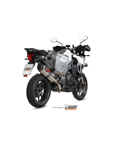 Scarico Mivv Speed Edge inox per Triumph Tiger Explorer 1200 2016-