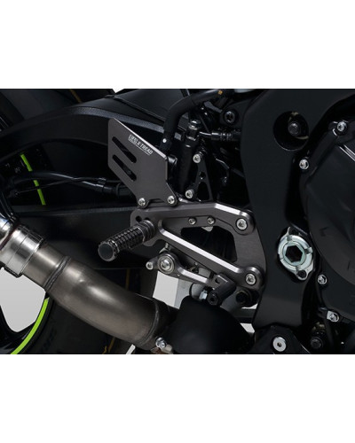 Pedane arretrate X-Tread multiregolabili Yoshimura per Suzuki GSX-R 1000 / R 2017-2019