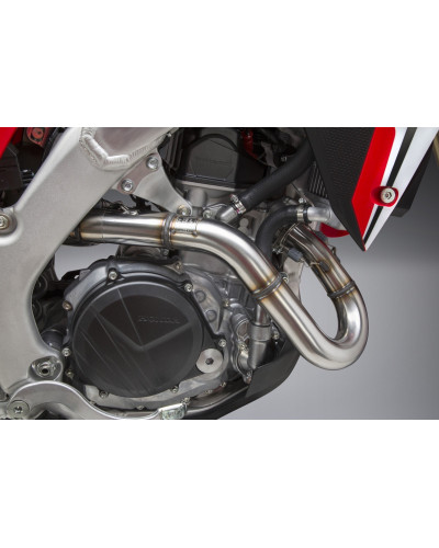 Doppio scarico completo Yoshimura RS-9T acciaio/acciaio per CRF450R/RX 2017-2020