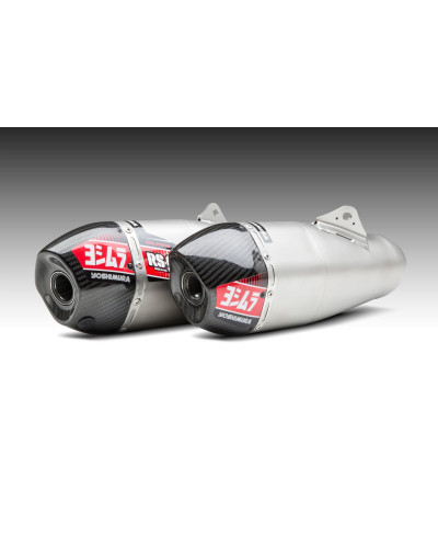 Doppio scarico completo Yoshimura RS-9T acciaio/acciaio per CRF450R/RX 2017-2020