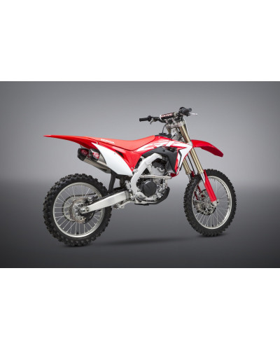 Doppio scarico completo Yoshimura RS-9T Acciaio/Acciaio per Honda CRF250R 2018-2020