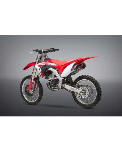 Doppio scarico completo Yoshimura RS-9T Acciaio/Acciaio per Honda CRF250R 2018-2020