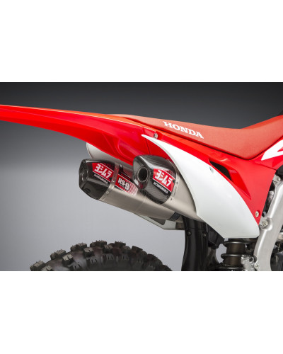 Doppio scarico completo Yoshimura RS-9T Acciaio/Acciaio per Honda CRF250R 2018-2020