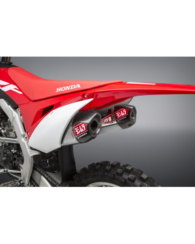 Doppio scarico completo Yoshimura RS-9T Acciaio/Acciaio per Honda CRF250R 2018-2020