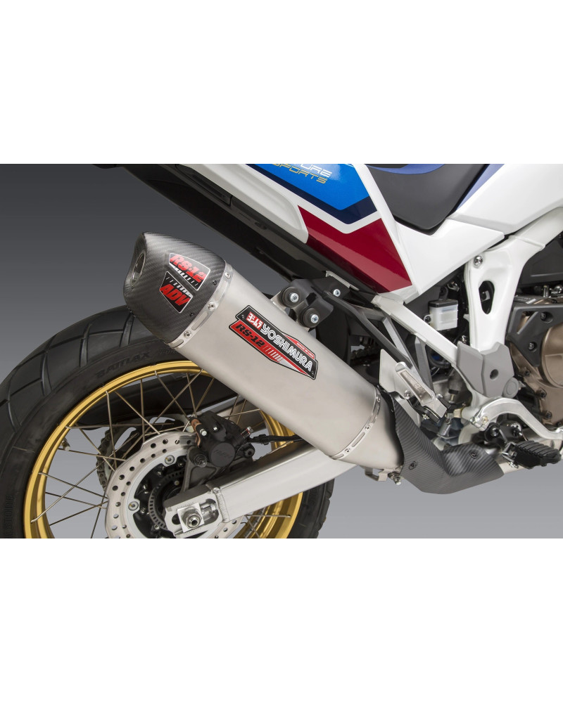 Terminale Yoshimura RS-12 Race in acciaio per Honda Africa Twin 2020