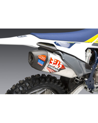 Scarico completo Yoshimura RS-12 acciaio/alluminio per KTM / Husqvarna 250 / 350 2019-2021