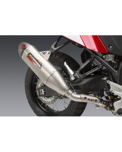 TENERE 700 2021 RS-12 STAINLESS SLIP-ON EXHAUST, W/ STAINLESS MUFFLER