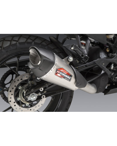 390 ADVENTURE 2020 AT2 STAINLESS SLIP-ON EXHAUST, W/ STAINLESS MUFFLER