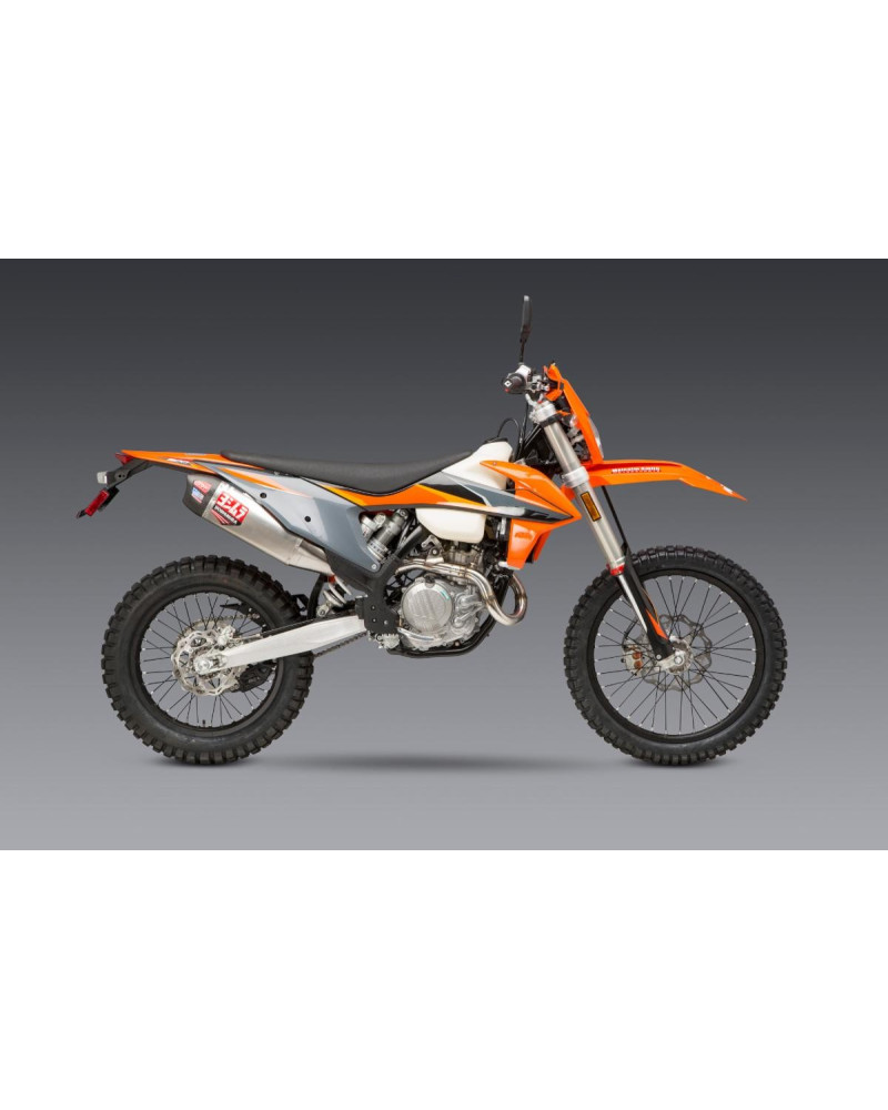 KTM 500 EXC-F 2020-21 RS-12 STAINLESS FULL EXHAUST, W/ ALUMINUM MUFFLER