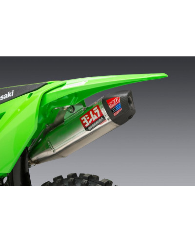 KX250F 21 RS-12 STAINLESS FULL EXHAUST, W/ ALUMINUM MUFFLER