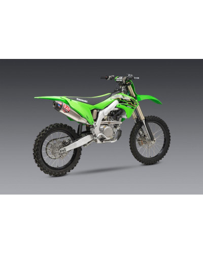 KX250F 21 RS-12 STAINLESS FULL EXHAUST, W/ ALUMINUM MUFFLER