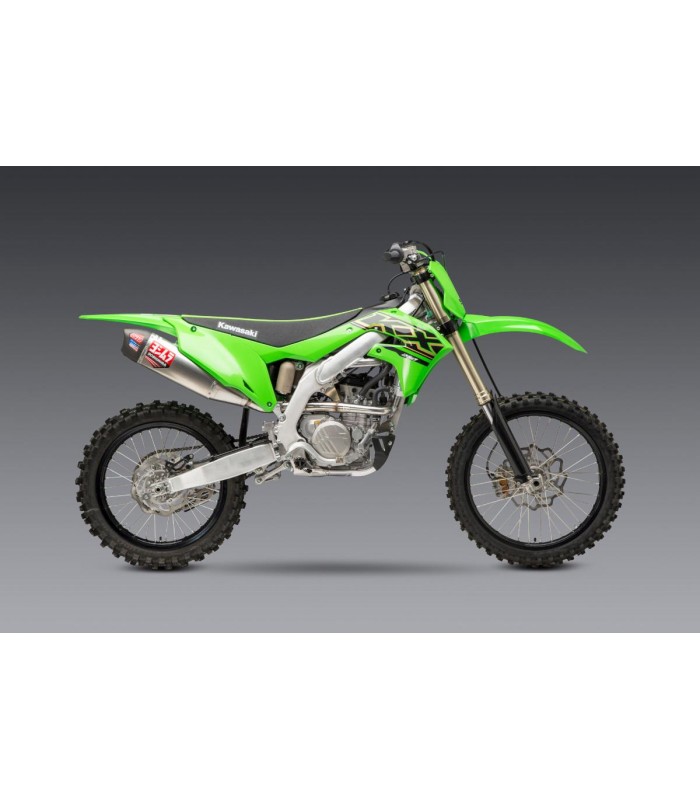 KX250/X 21-23 YOSHIMURA RS-12 STAINLESS FULL EXHAUST, W/ ALUMINUM MUFFLER |  Euro Racing