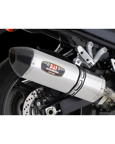 Terminale Yoshimura R77J in acciaio omologato con fondello in acciaio per Bandit e GSX1250F