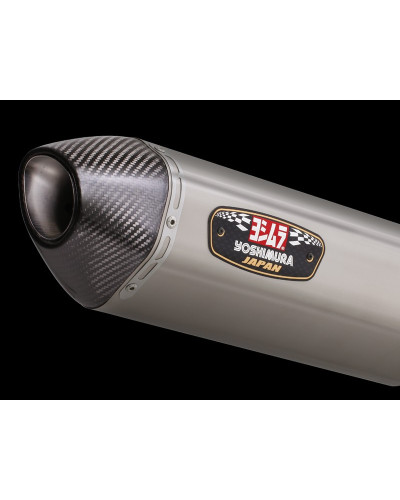 Terminale Yoshimura R77J in acciaio omologato con fondello in acciaio per Bandit e GSX1250F