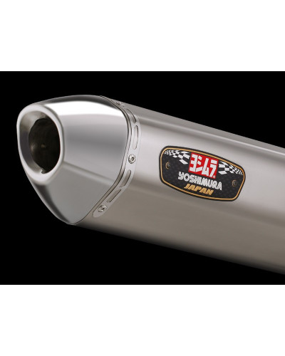 Terminale Yoshimura R77J in acciaio omologato con fondello in acciaio per Bandit e GSX1250F