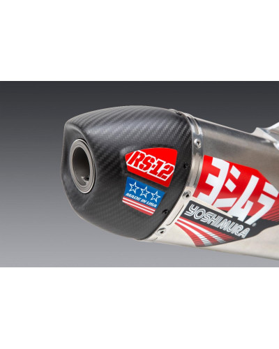 YZ450F 20-21 RS-12 STAINLESS FULL EXHAUST, W/ ALUMINUM MUFFLER