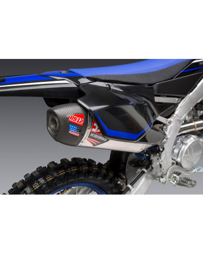 YZ450F 20-21 RS-12 STAINLESS FULL EXHAUST, W/ ALUMINUM MUFFLER