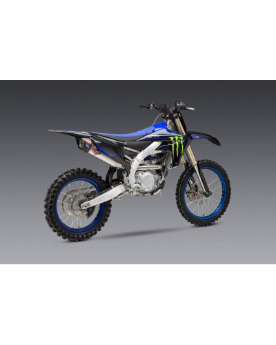 YZ450F 20-21 RS-12 STAINLESS FULL EXHAUST, W/ ALUMINUM MUFFLER