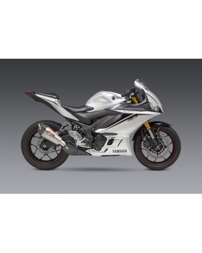 Terminale Yoshimura AT2 Race in acciaio per Yamaha YZF R3 2015-2021