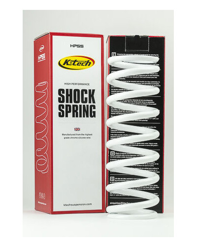 K-Tech Shock Absorber Spring (63x260) White for WP Husqvarna / KTM