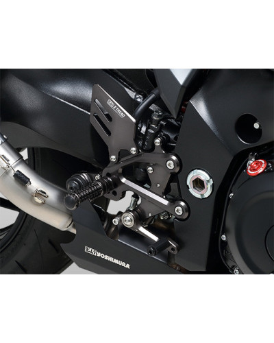 Pedane arretrate X-Tread multiregolabili Yoshimura per Suzuki Katana 2019-2021