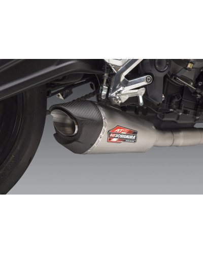 TRIDENT 2021 Race AT2 Stainless Full Exhaust, w/ Stainless Muffler