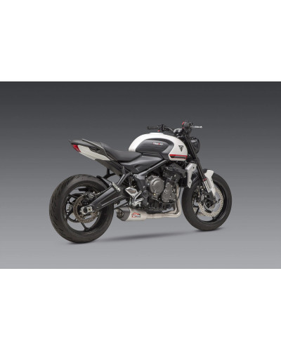 TRIDENT 2021 Race AT2 Stainless Full Exhaust, w/ Stainless Muffler