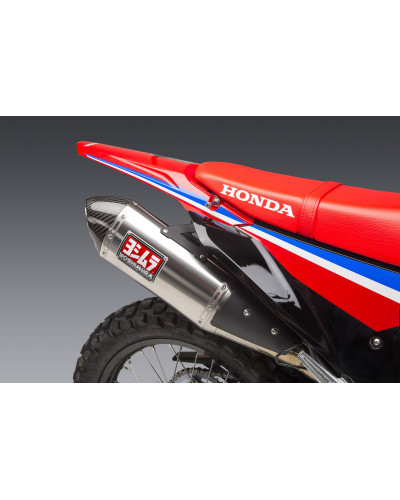 CRF300L/RALLY 2021 RACE RS-4 STAINLESS FULL EXHAUST, W/ STAINLESS MUFFLER