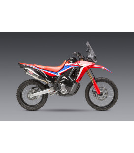 CRF300L / RALLY 2021-2024 YOSHIMURA RACE RS-4 STAINLESS FULL EXHAUST, W/ STAINLESS MUFFLER
