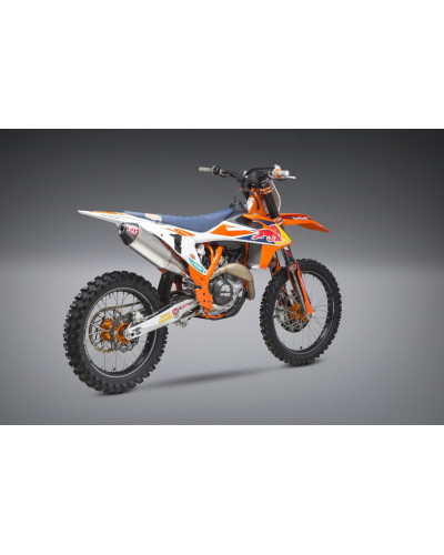 KTM 450SX-F/HUSQ FC450 19-22 RS-4 STAINLESS SLIP-ON EXHAUST, W/ ALUMINUM MUFFLER