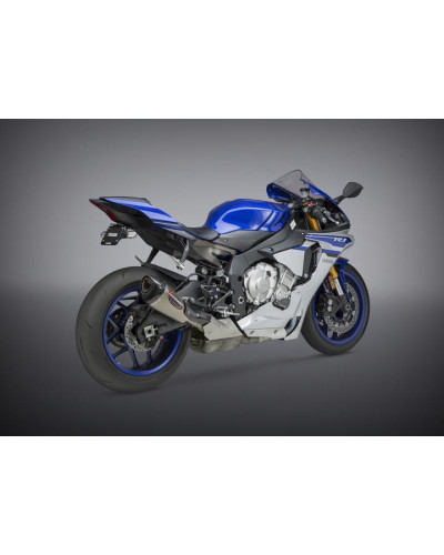 Terminale di scarico Yoshimura ALPHA T SLIP-ON titanio per Yamaha YZF R1 M / S 2015-2021