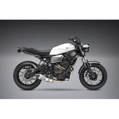 FZ/MT-07 15-21 / XSR700 18-21 / R7 2022 RACE R-77 STAINLESS FULL EXHAUST, W/ STAINLESS MUFFLER