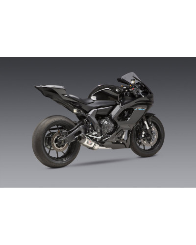 FZ/MT-07 15-21 / XSR700 18-21 / R7 2022 RACE R-77 STAINLESS FULL EXHAUST, W/ STAINLESS MUFFLER