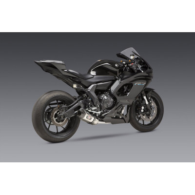 FZ/MT-07 15-21 / XSR700 18-21 / R7 2022 RACE R-77 STAINLESS FULL EXHAUST, W/ STAINLESS MUFFLER