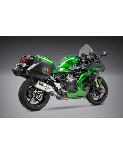 Terminale in acciaio Yoshimura Alpha Race per Kawasaki Ninja H2 SX 2018-2021